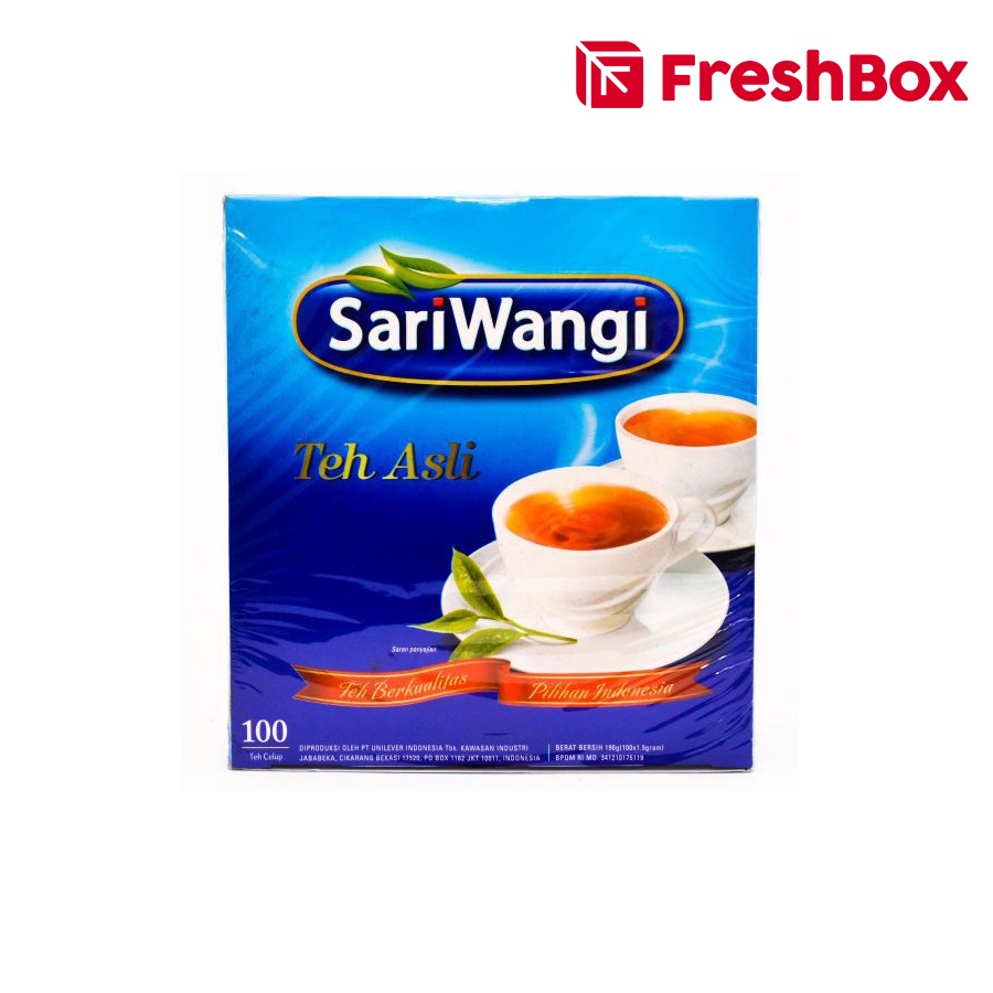 Teh Sariwangi 100 Pcs Freshbox Shopee Indonesia