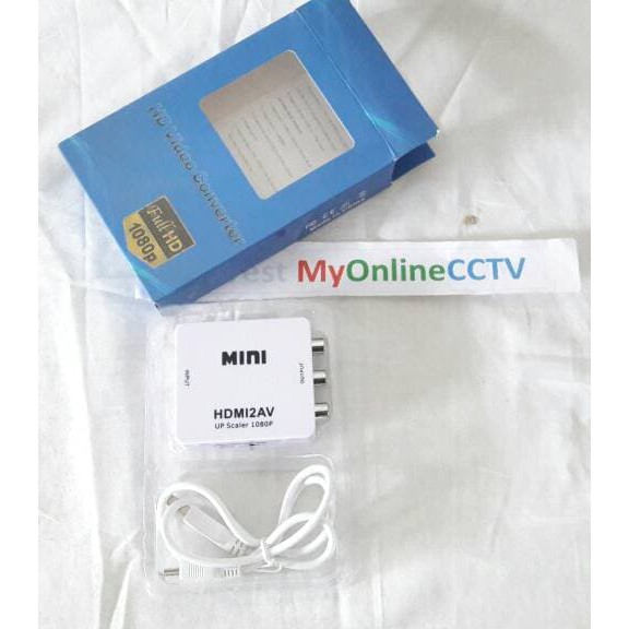 Alat Konverter HDMI Ke Kabel RCA AV Converter HDMI to RCA