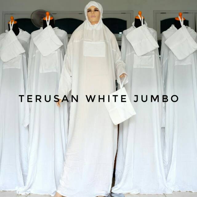 Mukena terusan jumbo
