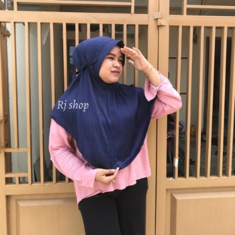 Hijab Bergo Maryam Pet Plisket Shawl Lidi Hyget Jumbo, Hijab Istan, Hijab Syar'i