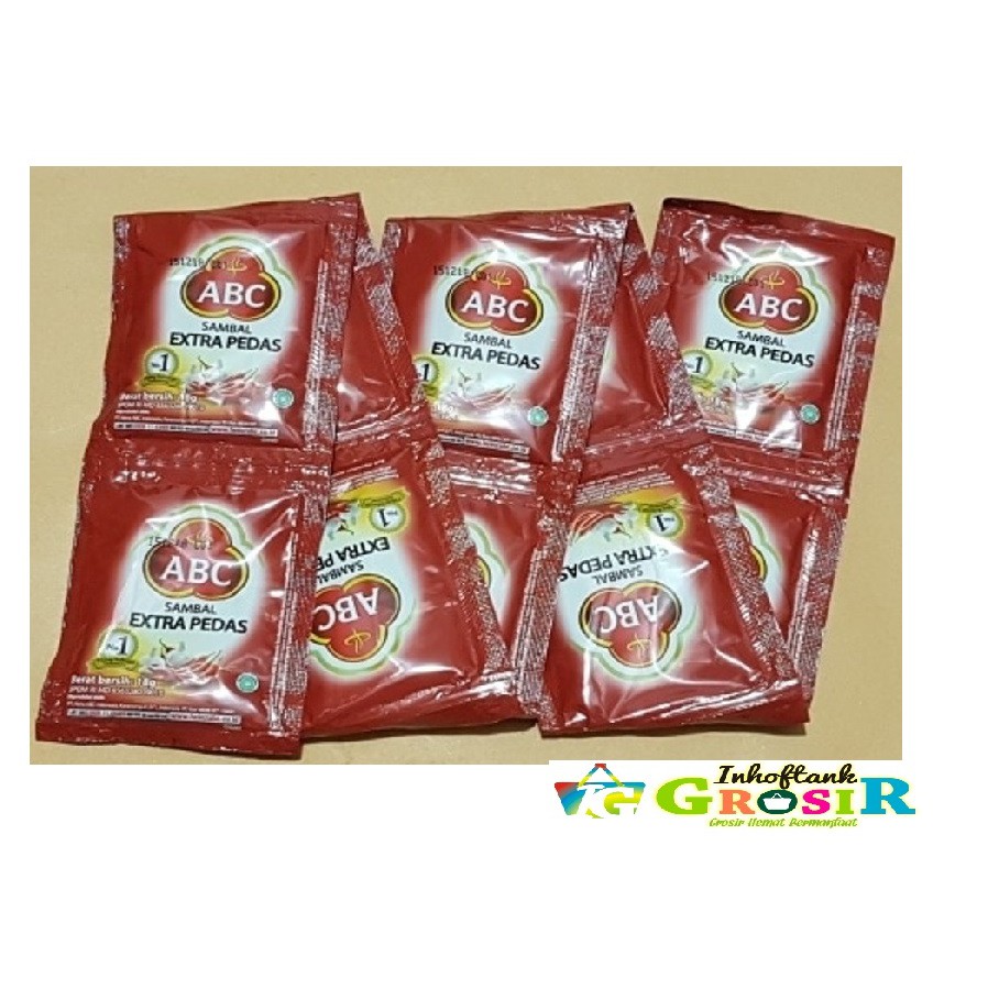 

SAMBAL ABC EXTRA PEDAS (ISI 10 SACHET)