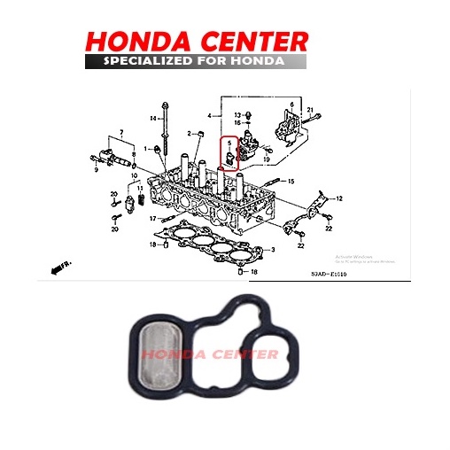 seal oring vtec belakang odyssey rb1 2004 2005 2006 2007 2008 15815-RAA