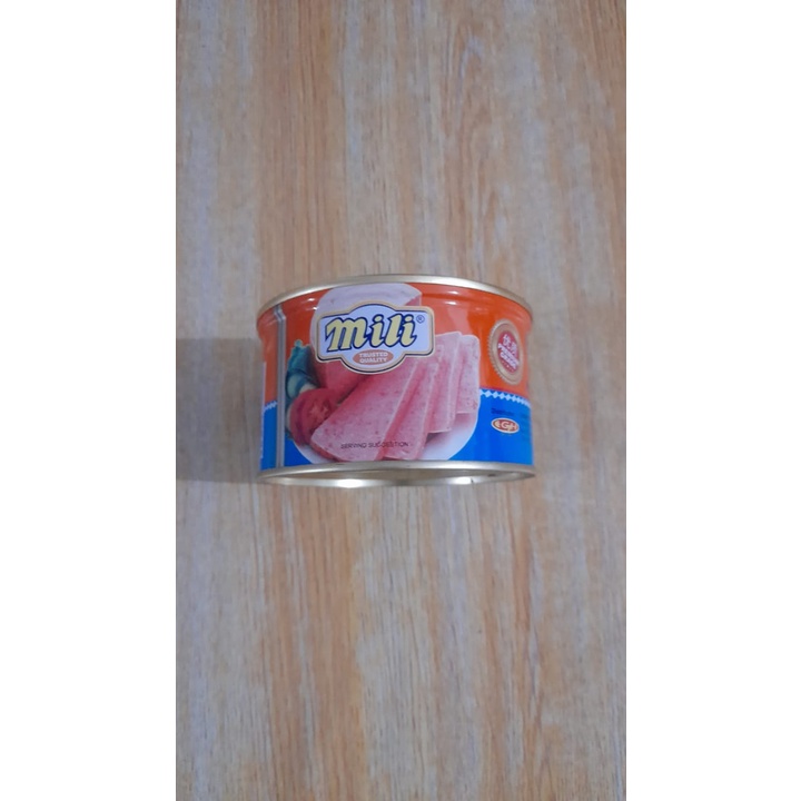 

Mili Luncheon Pork Canned Meat 397gr (non halal)