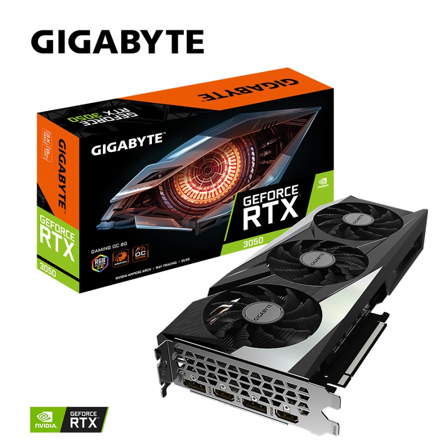 VGA GIGABYTE RTX 3050 GAMING OC 8GB