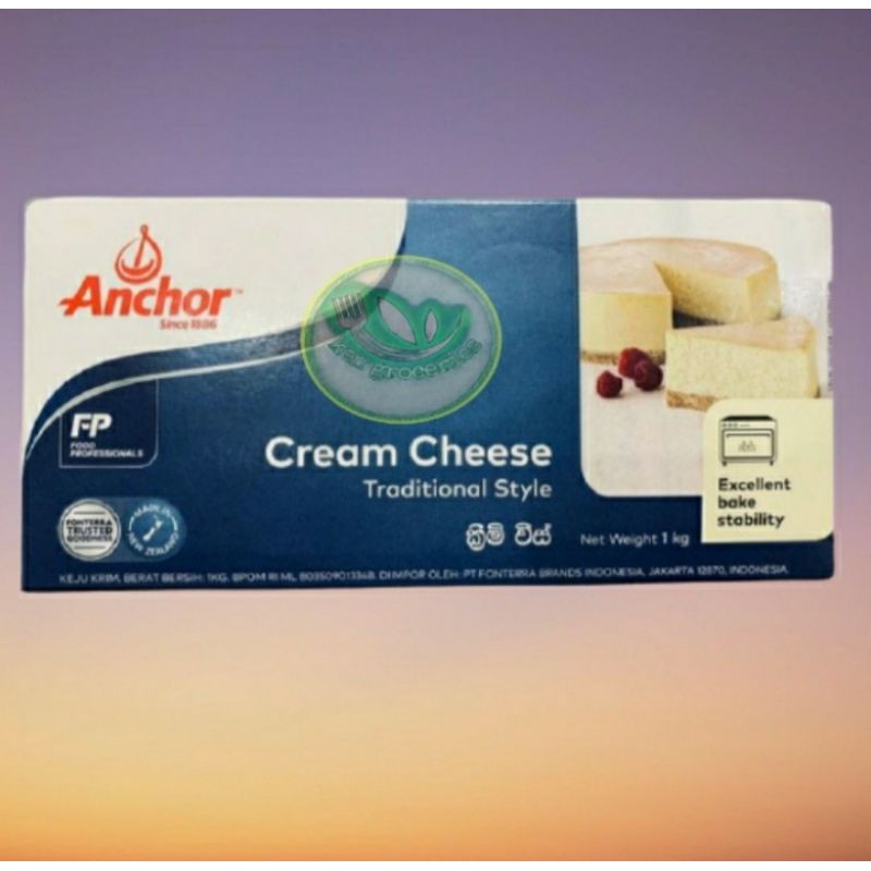 

anchor cheese cream 1kg / kemasan original