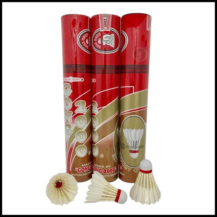 Gong 2000 Merah Shuttlecock Badminton Original