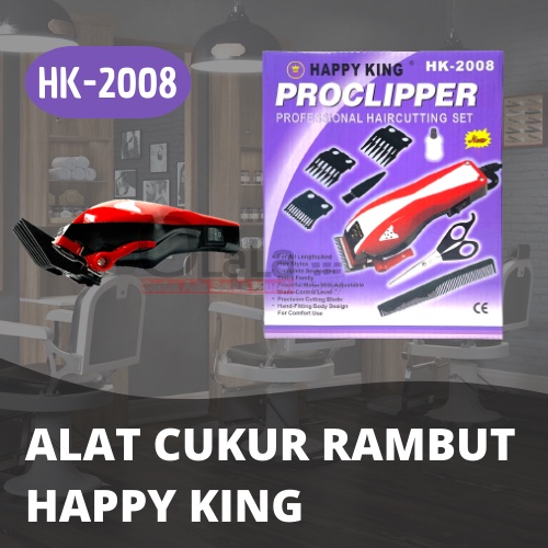 MESIN ALAT CUKUR RAMBUT PRIA PROCLIPPER HAPPY KING MURAH HK-2008