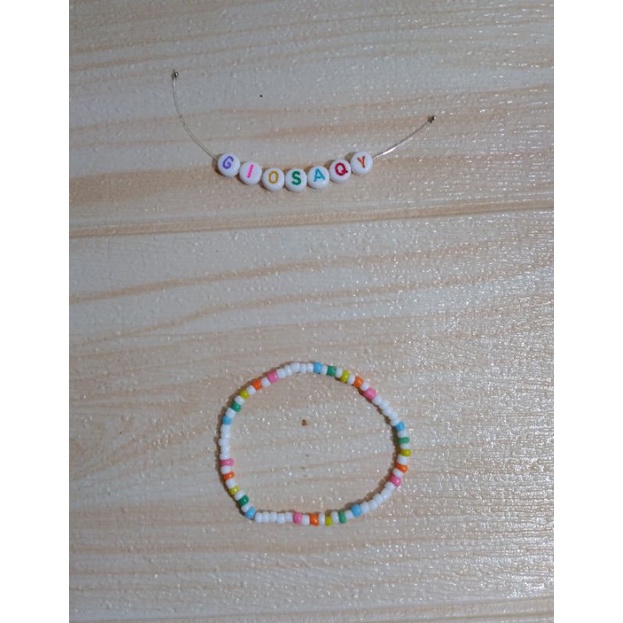 gelang manik simple gaya korea/bracelet kpop