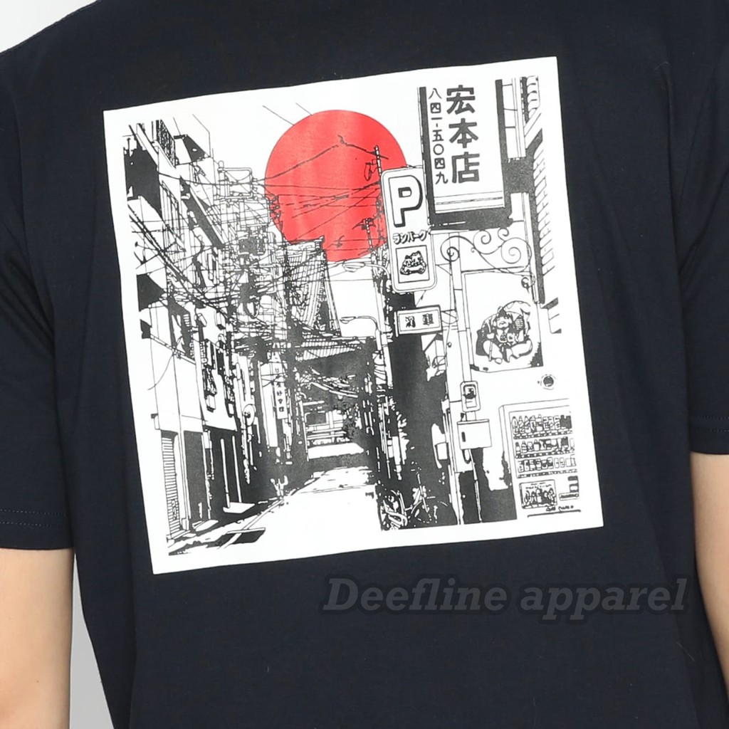 Deefline T-Shirt Japan Dark Navy