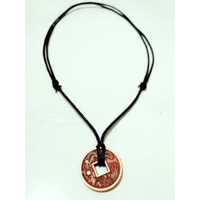 Kalung Koin Cina Kalung Tali Bandul Koin