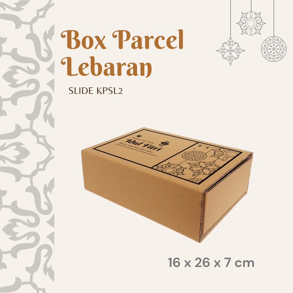 Kardus Parcel Lebaran Kue Kering Ukuran 16 X 26 X 7 Cm Slide Kpsl2 Hampers Lebaran Shopee Indonesia