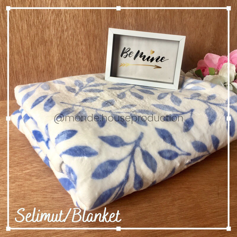 Selimut Bulu Dewasa Microfiber murah