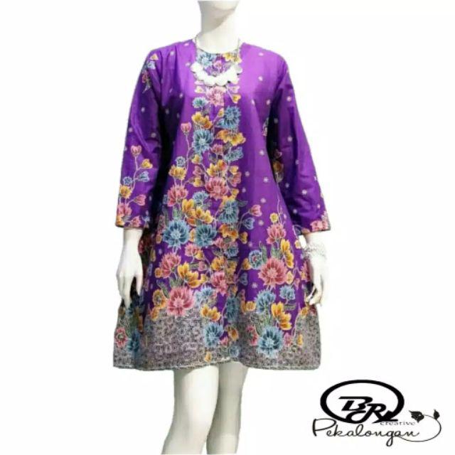 Batik Tunik Shibori Jumputan Terbaru / Hrb026 Yelbor Navbor / Original Batik