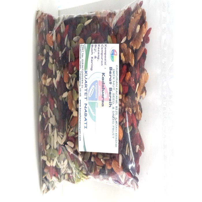 

10cscss Promo Campuran Kacang, Biji, Dan Buah Kering / Original Mix Nut 1 Kg Dscscv