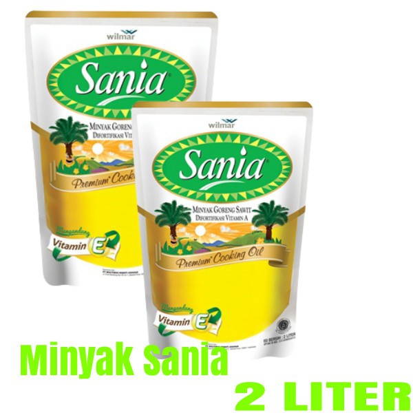 

|2 LITER| Sania Minyak Goreng Premium Pouch