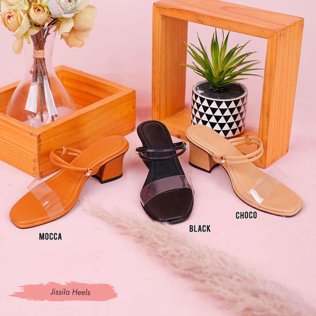 JISSILA HEELS -MURAH MERIAH DAN COCOK BUAT MIX AND MAX OUTFIT KAMU