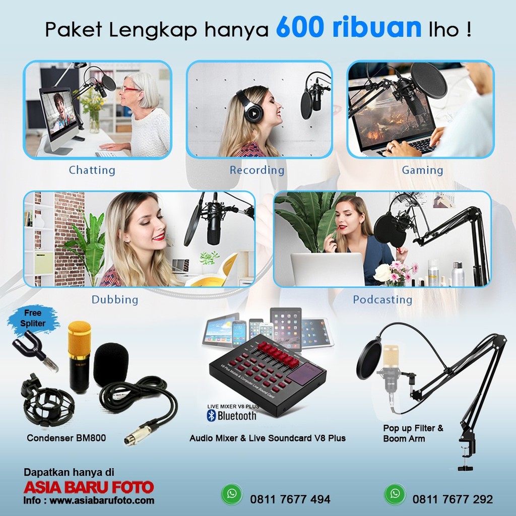 Paket Lengkap Podcast BM-800