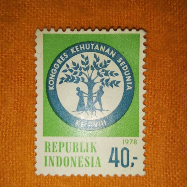 Perangko Indonesia edisi Kongres Kehutanan Sedunia Ke-VIII 1978