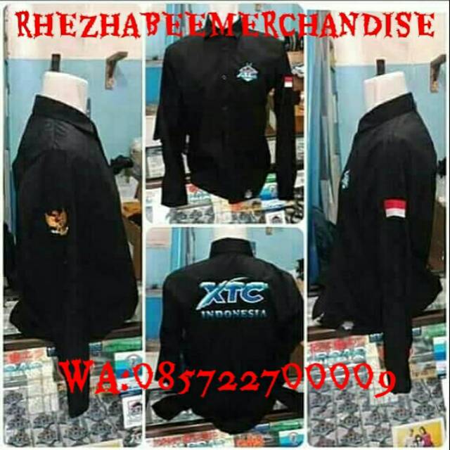 Kemeja hitam XTC Indonesia