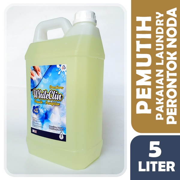 Pemutih Baju Whiteclin 5 Liter (Bisa dijadikan desinfektan spt bayclin)