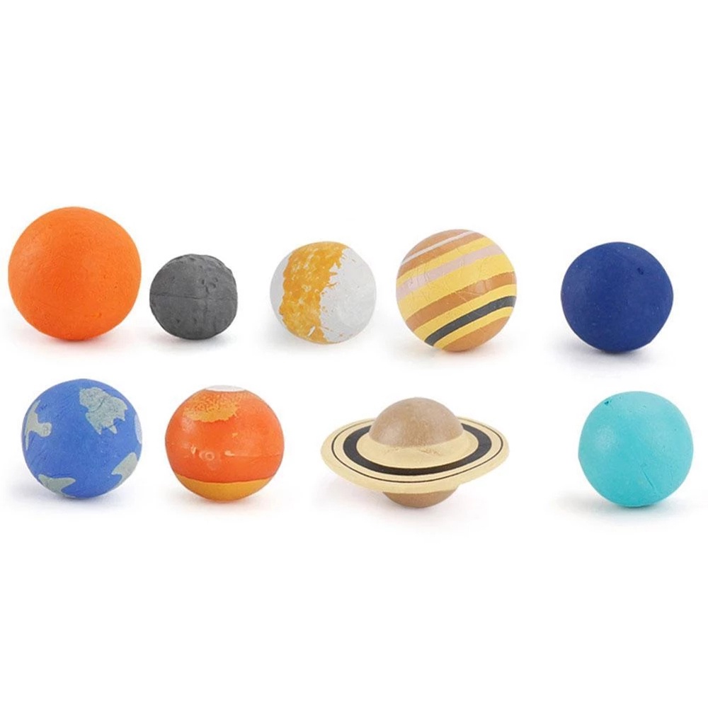 QUINTON Educational Toys Simulation The Solar System Science Toys Model Figures Planet System Earth Neptune For Children Teaching Materials Universe Mercury Cosmic Planet System