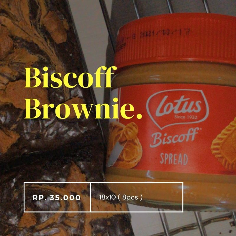 

Biscoff Brownie Sekat Bandung