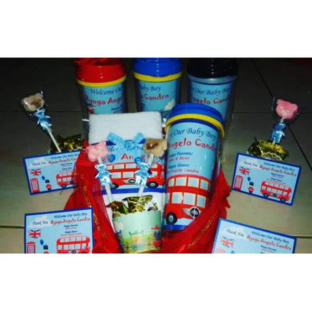 Souvenir Ultah Anak Tumbler Custom