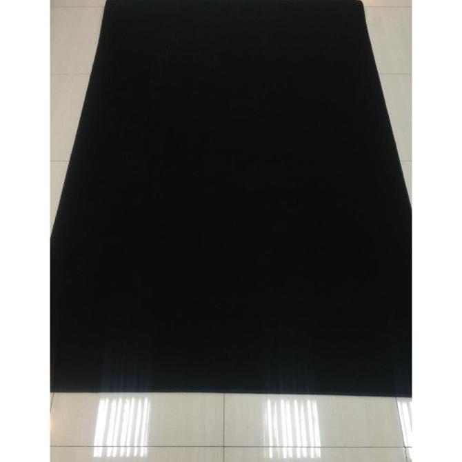 Karpet Permadani Turki Suleyamn Polos Hitam 200x300