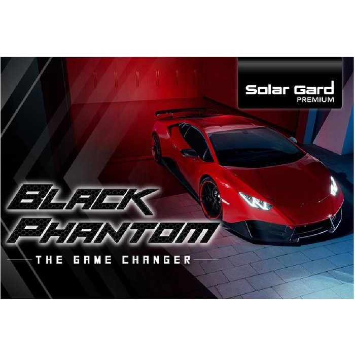 Kaca Film Solar Gard Black Phantom (Depan)