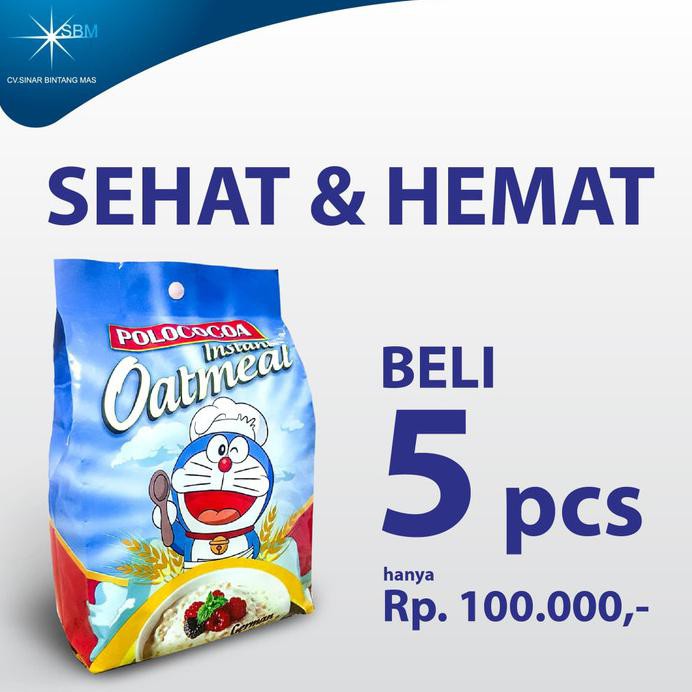 

PAKET OATMEAL INSTANT POLOCOCOA BELI 5 HANYA 100RB