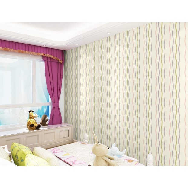 COD] PROMO WALLPAPER STICKER DINDING WALLPAPER RUANG TAMU WALLPAPER KAMAR WALLPAPER HIASAN DINDING 45CM X 5M - BOY WALLPAPER