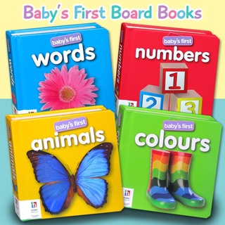 [Hinkler] Baby's First Animals, Colours, Words, Numbers Board Book