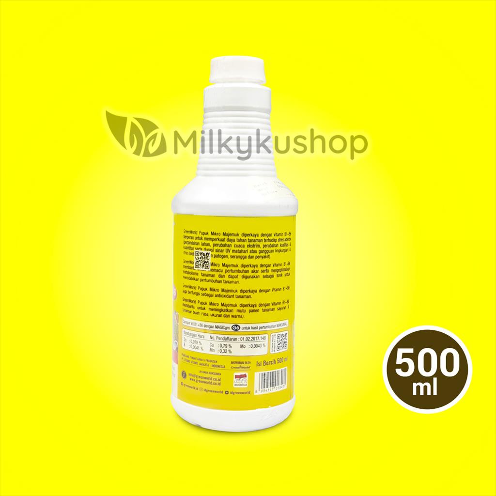 VITAMIN B1 + B6 GREEN WORLD 500 ML ANTI STRESS TANAMAN