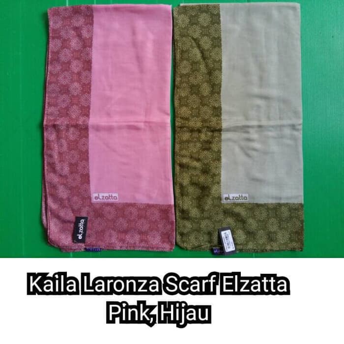 Unik Hijab Kerudung Segi Empat KAILA LARONZA Scarf ELZATTA Original Diskon