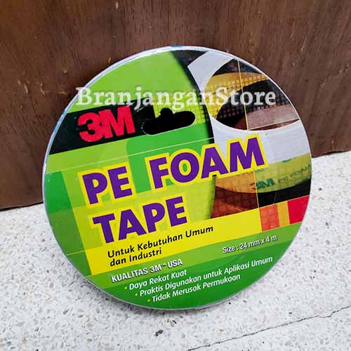 

Isolasi Bolak Balik / Double Tape - 3M PE Foam / Daya Rekat Kuat