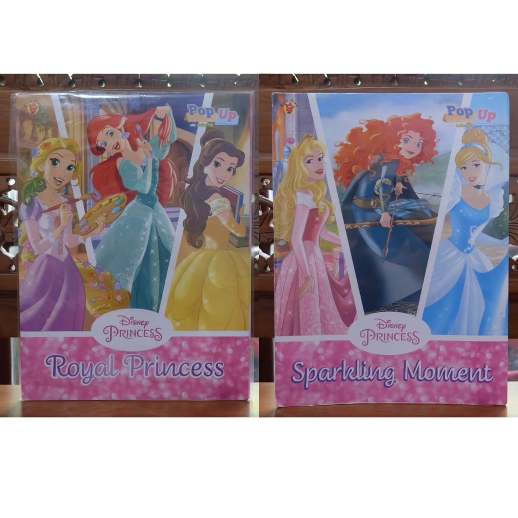 

DISNEY PRINCESS POP UP COLORING - Buku Aktivitas Anak Pop Up Coloring Royal Princess Sparkling Moment Dream Big