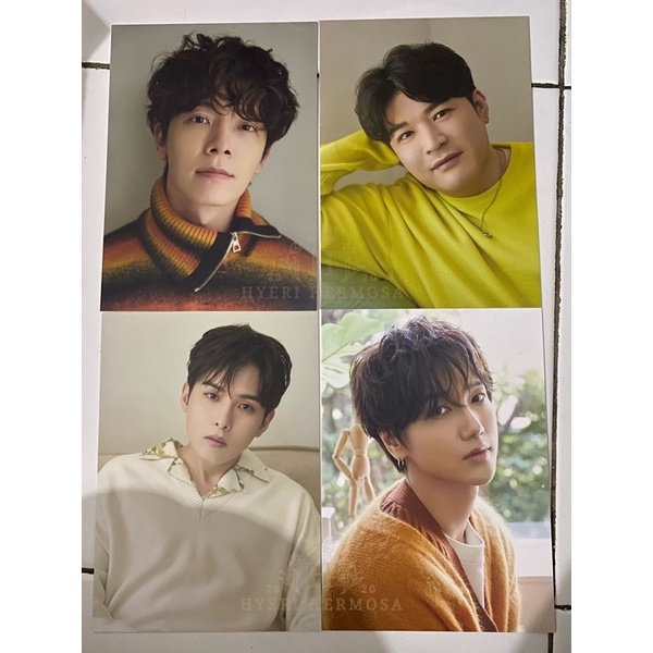 Postcard Super Junior Beyond Live 15th Anniversary Donghae Yesung Ryeowook Shindong