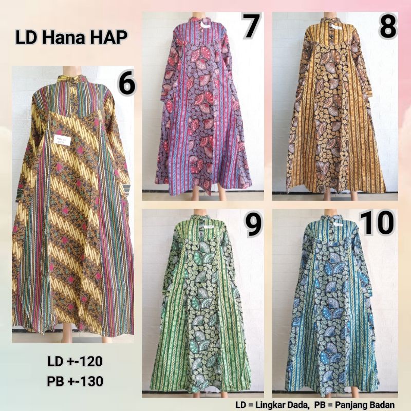 GAMIS BATIK HAP LD HANA KATUN BUSUI