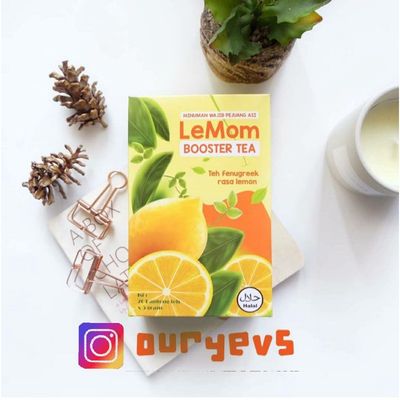 LEMOM Booster Tea / LEMOM LECI / LEMOM Lychee / Pelancar ASI Booster dari Fenugreek dan herbal alami