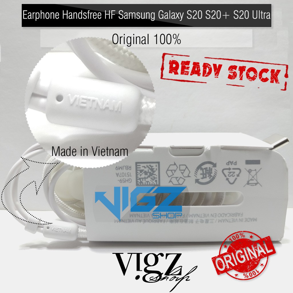 Earphone Handsfree HF Samsung Galaxy S21 Ultra S21+ S20 S20 Ultra Note20 Note 20 Ultra USB Type C Original 100%