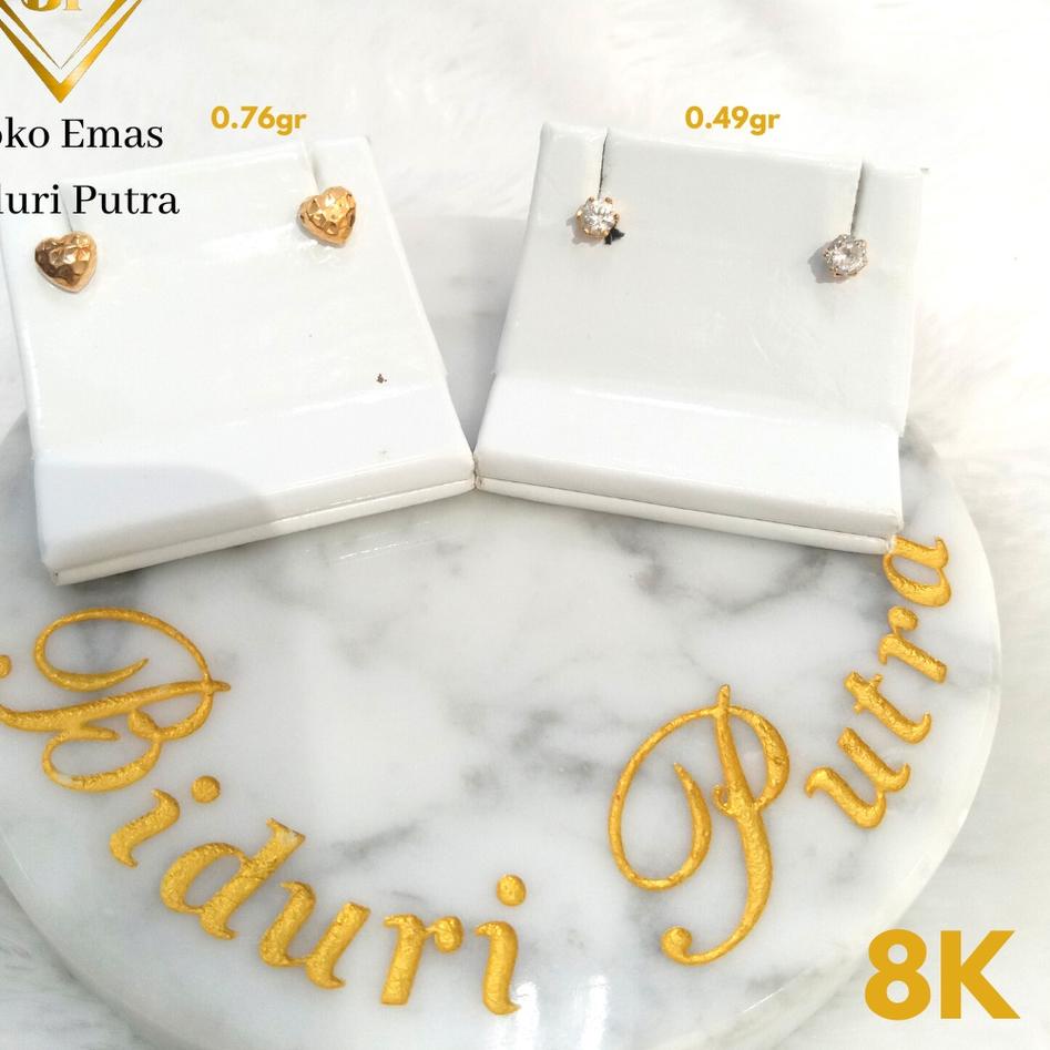 Best Testimoni ANTING SUBANG EMAS ASLI KADAR 8K/375 toko emas biduri putra