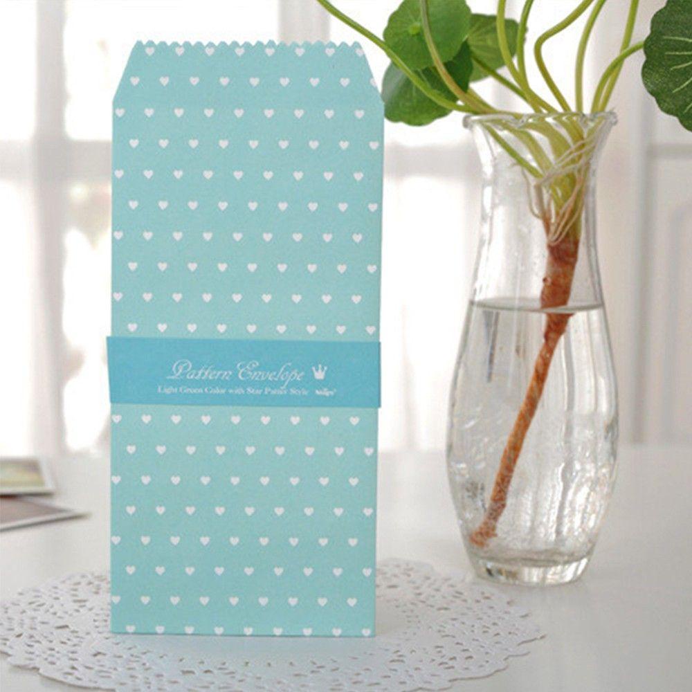 Lanfy 20Pcs/4Pack Banyak Gaya Amplop Lucu Kartun Praktek Kantor Supply Kawaii Kertas Untuk Surat Pernikahan Undangan Kartu Hadiah