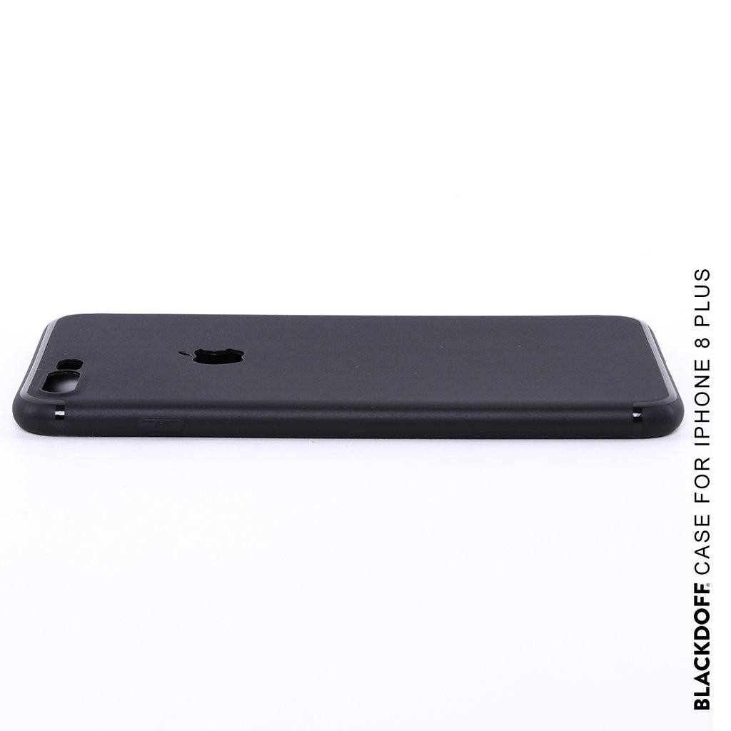 Casing Iphone 8 Plus 8 Warna Hitam Dan Lentur Shopee Indonesia