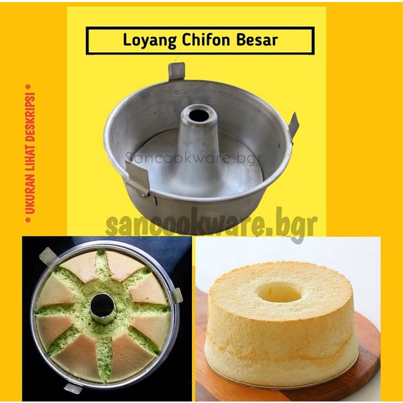 Loyang Kue Bolu Chiffon Besar / Cetakan Kue Bolu CHIFFON Bulat Press
