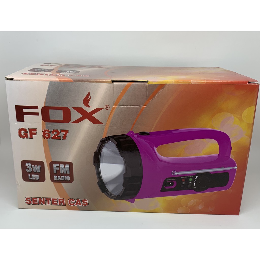 Senter Plus Radio FOX GF 267 Cocok Buat Ronda