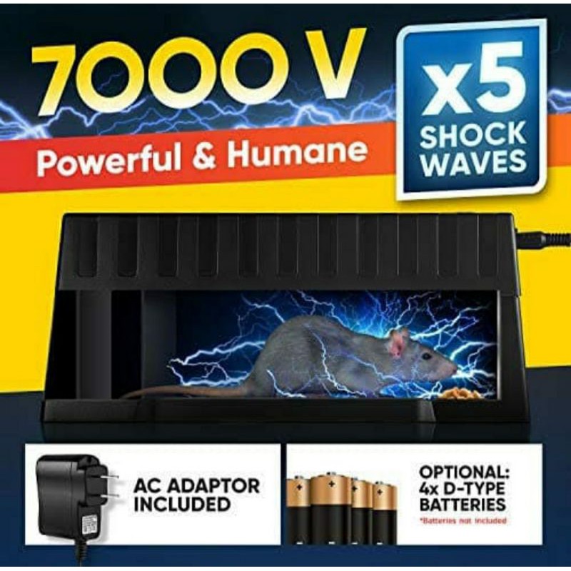 Alat Perangkap Tikus Setrum Listrik Rat Zapper Idealife IL-290