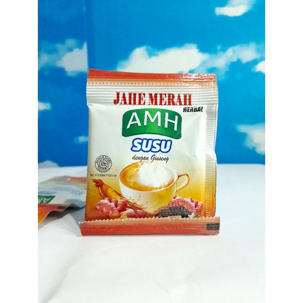 

JAHE MERAH HERBAL AMH SUSU PLUS GINSENG PERSACHET