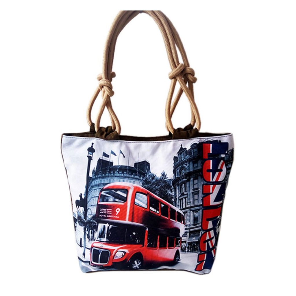 TOTEBAG TOTE BAG WANITA TAS SELEMPANG PRINTING KARAKTER UNIK LUCU BANDUNG