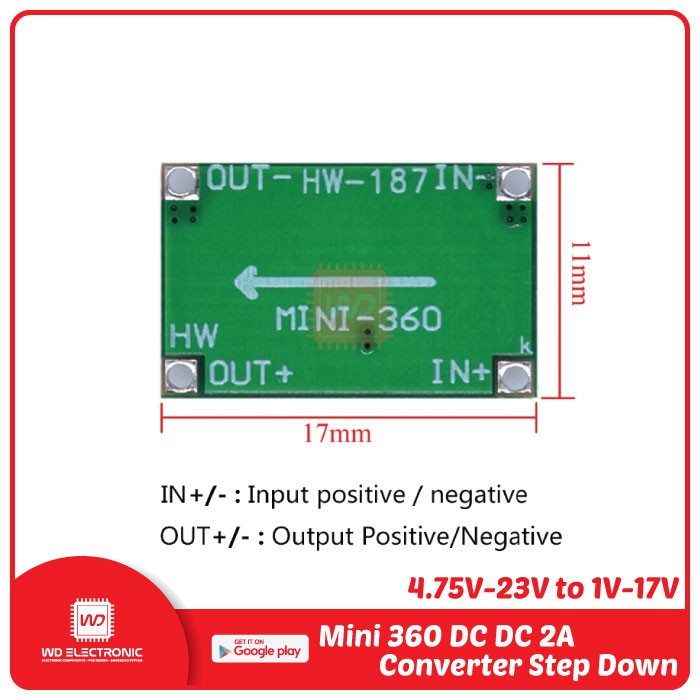 Mini360 Mini 360 DC to DC Buck Converter Step Down