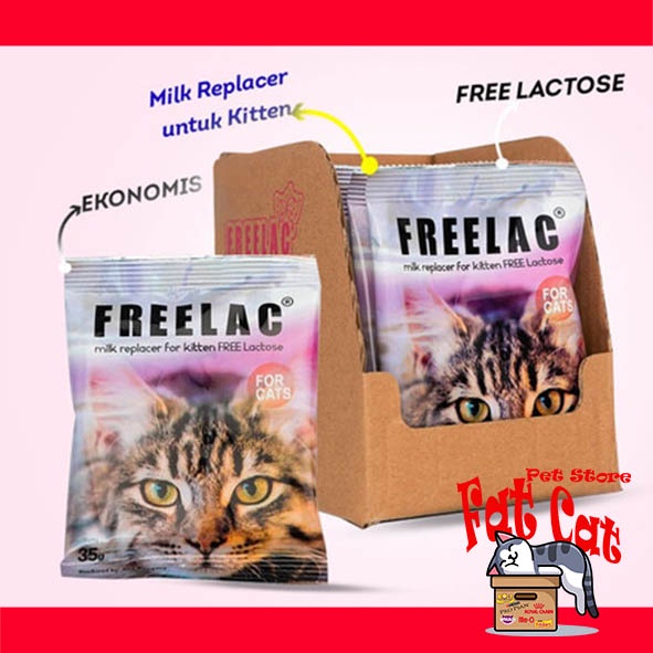 Susu Kucing FREELAC 35gr susu untuk Kitten &amp; Dewasa